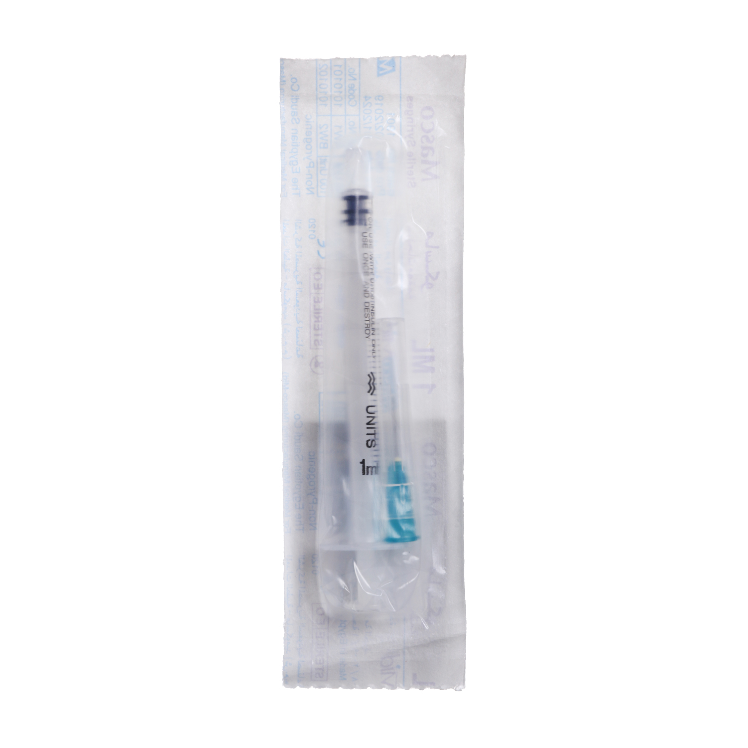 Masco syringe Insulin 1 ml